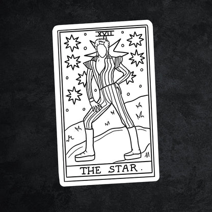 Starman...Waiting in the Sky - XL You Color Stickers