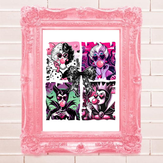 Bubblegum Beauties Villain Edition UV Direct-to-Film Decal